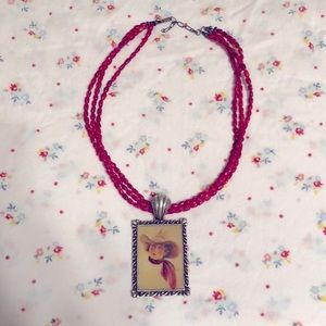 Vintage look Cowgirl Necklace